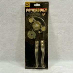 Powerbuilt Professional Deluxe Tube Bender Pliers #648485 Multi Metal 3/16 -3/8”